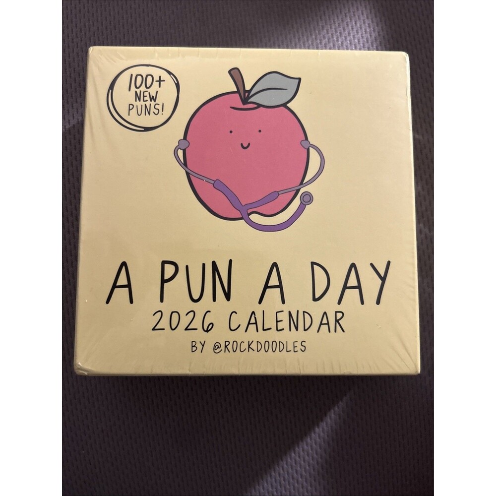 2026 Punny Day-to-Day Calendar | Funny Daily Desktop Calendar